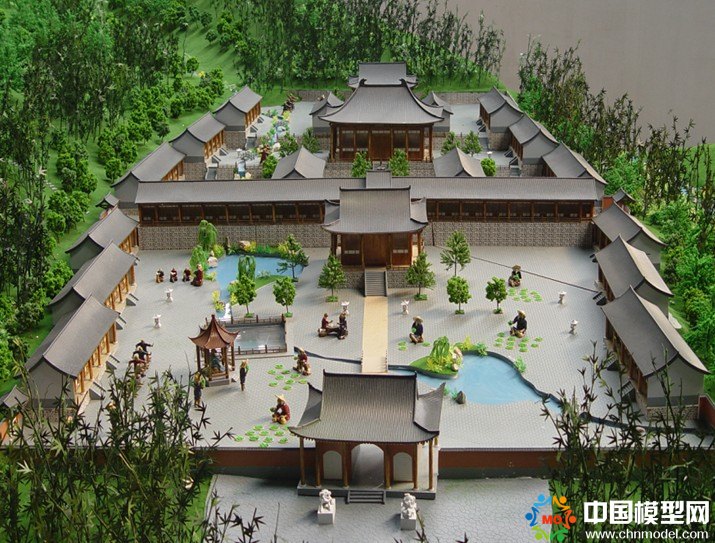 古建筑模型，古建沙盤模型