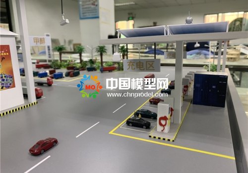 充氣站模型，充電站模型，能源站模型