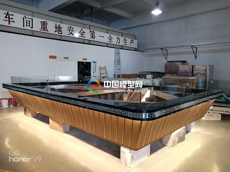 高檔樓盤模型底座，售樓部沙盤展臺（收藏）