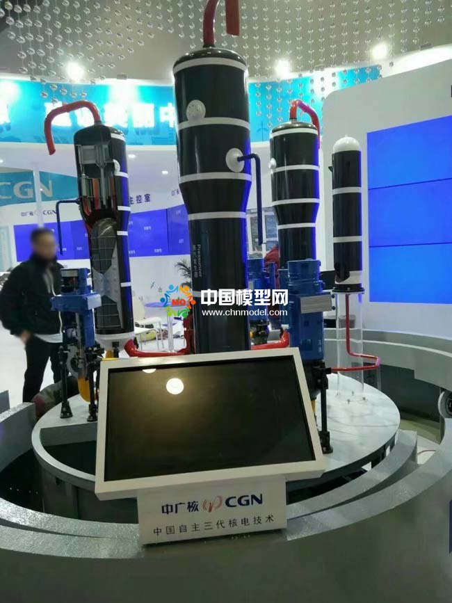 中國自主三代核電技術(shù)模型，突破核電裝備的自主化
