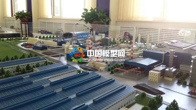 巨能特鋼廠區(qū)沙盤(pán)模型，新工藝新技術(shù)新材料新裝備實(shí)驗(yàn)基地