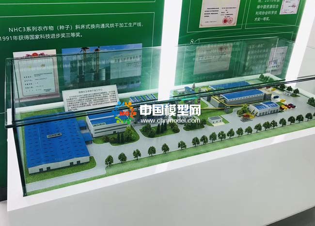 規(guī)?；衩追N子加工中心沙盤模型
