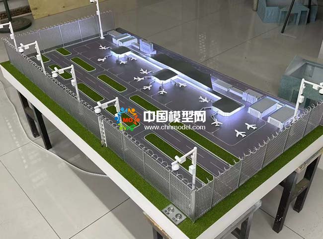 機場隔離防護(hù)網(wǎng)沙盤模型