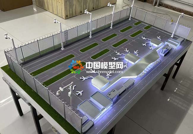 機場隔離防護(hù)網(wǎng)沙盤模型