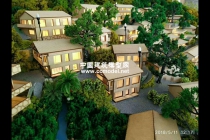 鄉(xiāng)伴攬樹山房建筑模型，展示沙盤模型