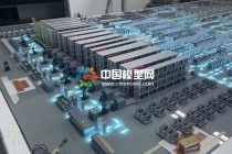 智能汽車生產(chǎn)線沙盤模型，智慧物流沙盤模型