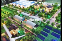 光伏電站應(yīng)用場景沙盤模型，太陽能光伏屋頂發(fā)電沙盤模型