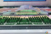 通過沙盤模型看京張高鐵線工程，預計2019年底建成通車