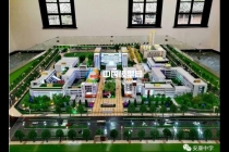 安康中學新、老校區(qū)建設沙盤模型建成